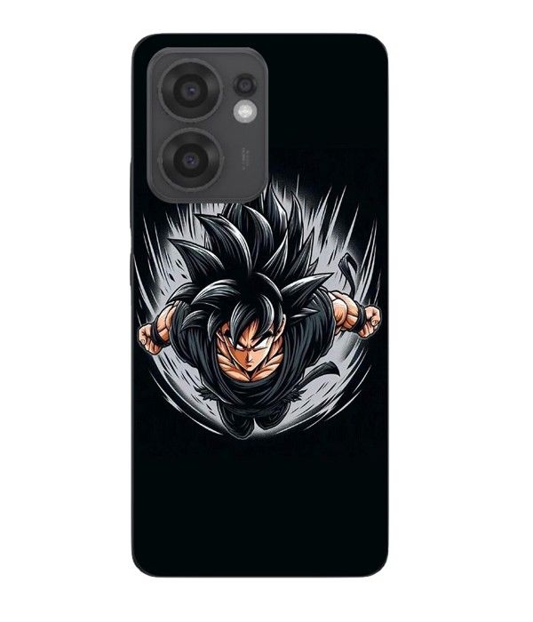 Coque Maniacase Pour Oppo Reno 13F Dragon ball Black goku