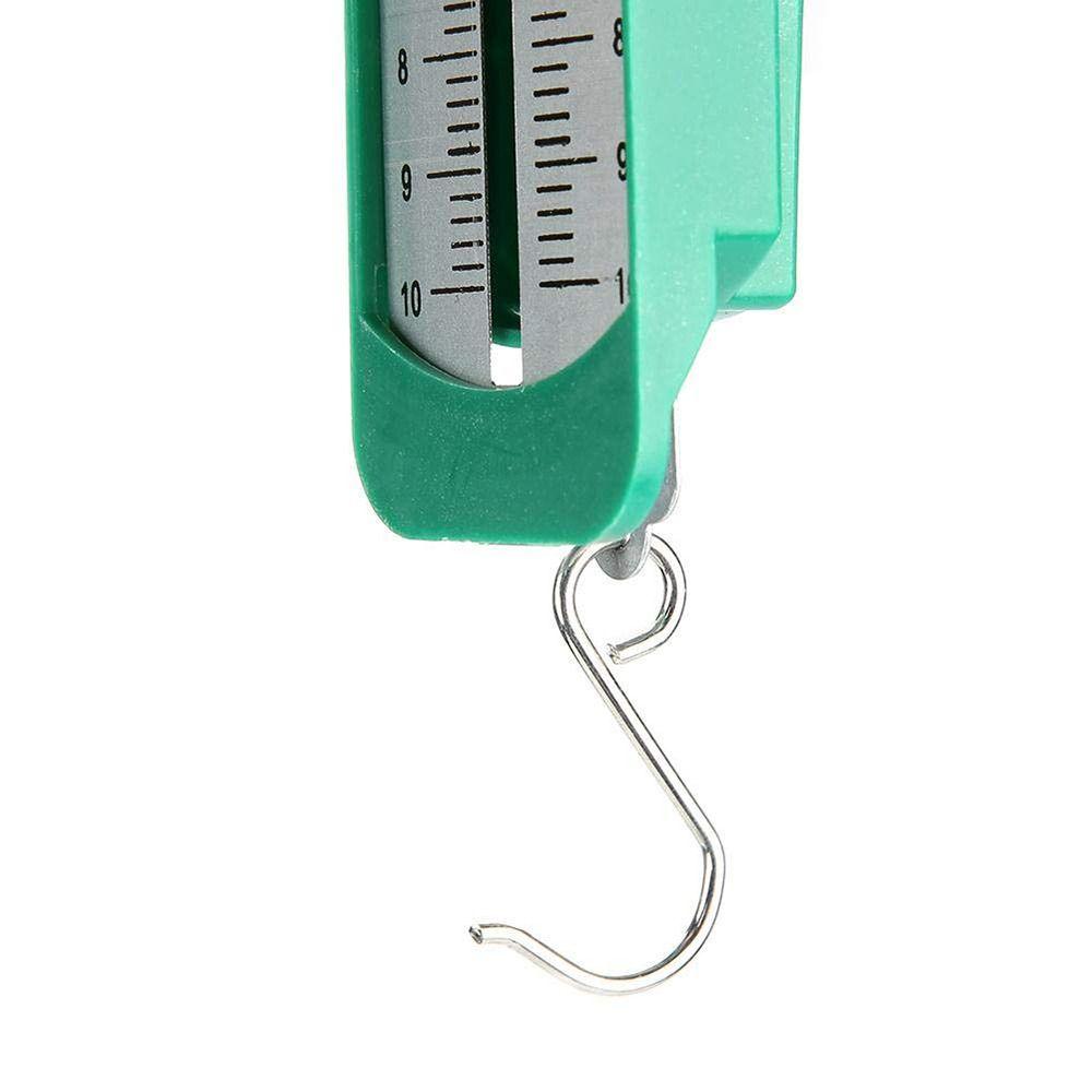 Green Force Meter Spring Scale 10N Hanging Spring Dynamometer Measuring Instrument