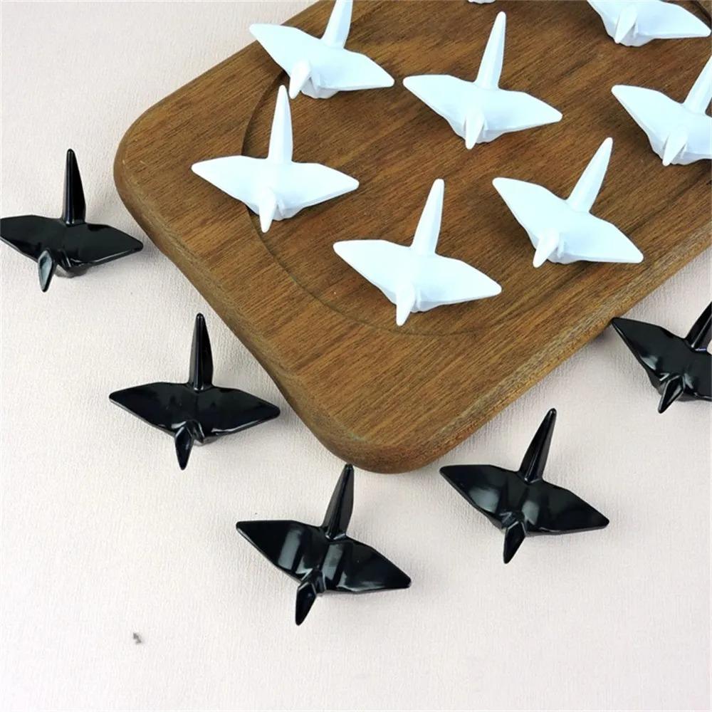 Anti-drop Chopsticks Display Stand Unique Shape Penholder Paper Crane Chopsticks Holder Spoon