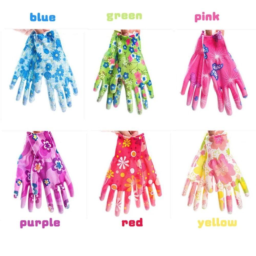 Нескользящие садовые перчатки ПУ Перчатки для защиты труда Рабочие перчатки Посадка