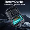 Зарядное устройство DC18WA Запасное Быстрая зарядка Для Makita 14.4V 18V BL1811G BL1813G BL1815G Литиевая батарея Безопасное зарядное устройство