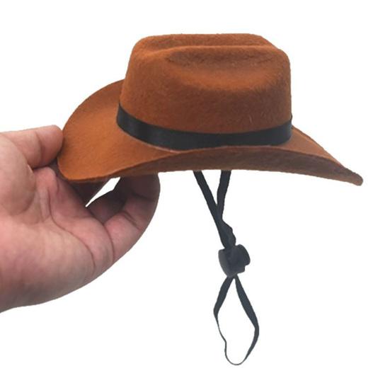 Ковбойская шляпа для питомца, мини-кепка для косплея, бандана, шарф, аксессуары для костюма на Хэллоуин для маленьких и средних собак, кошек, украшение для вечеринки