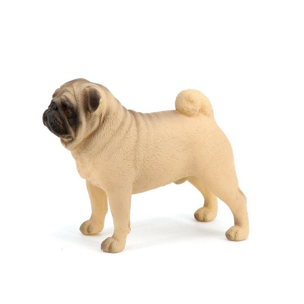 Реалистичная модель животного собаки Фермерская собака Французский бульдог Фигурка Щенок Домашний питомец Бульдог Фигурка Домашний декор