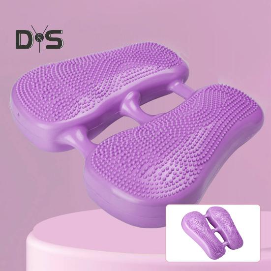 Надувной степпер с противоскользящим покрытием для йоги, тренировки равновесия, педальный тренажер, коврик для домашнего офиса, тренажерного зала, многофункциональный воздушный степпер, портативное фитнес-оборудование