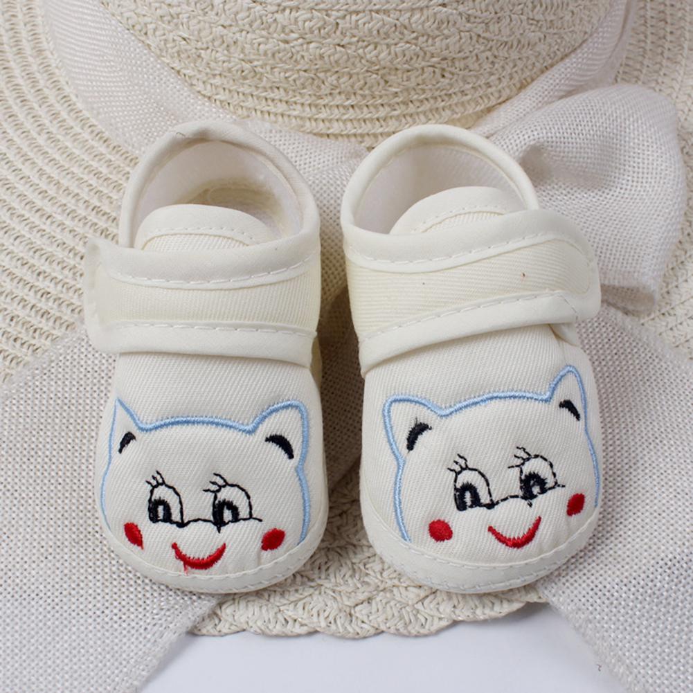 Girl Cartoon Slip Prewalker Flat Boy Anti Breathable Toddler Shoes