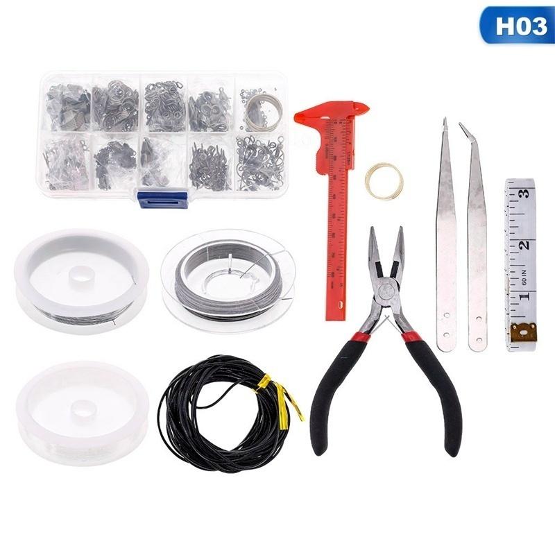 Набор инструментов для фурнитуры для ювелирных изделий, открытое кольцо для прыжка/застежка-лобстер/хвостовая цепочка/зажимная пряжка/комплект для хранения/крючки для сережек/для изготовления ювелирных изделий своими руками