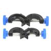 2 Pcs Aluminum   Clamp,   Stand Clamp Holder with Screw for Fixing, for  oratory and Home Use