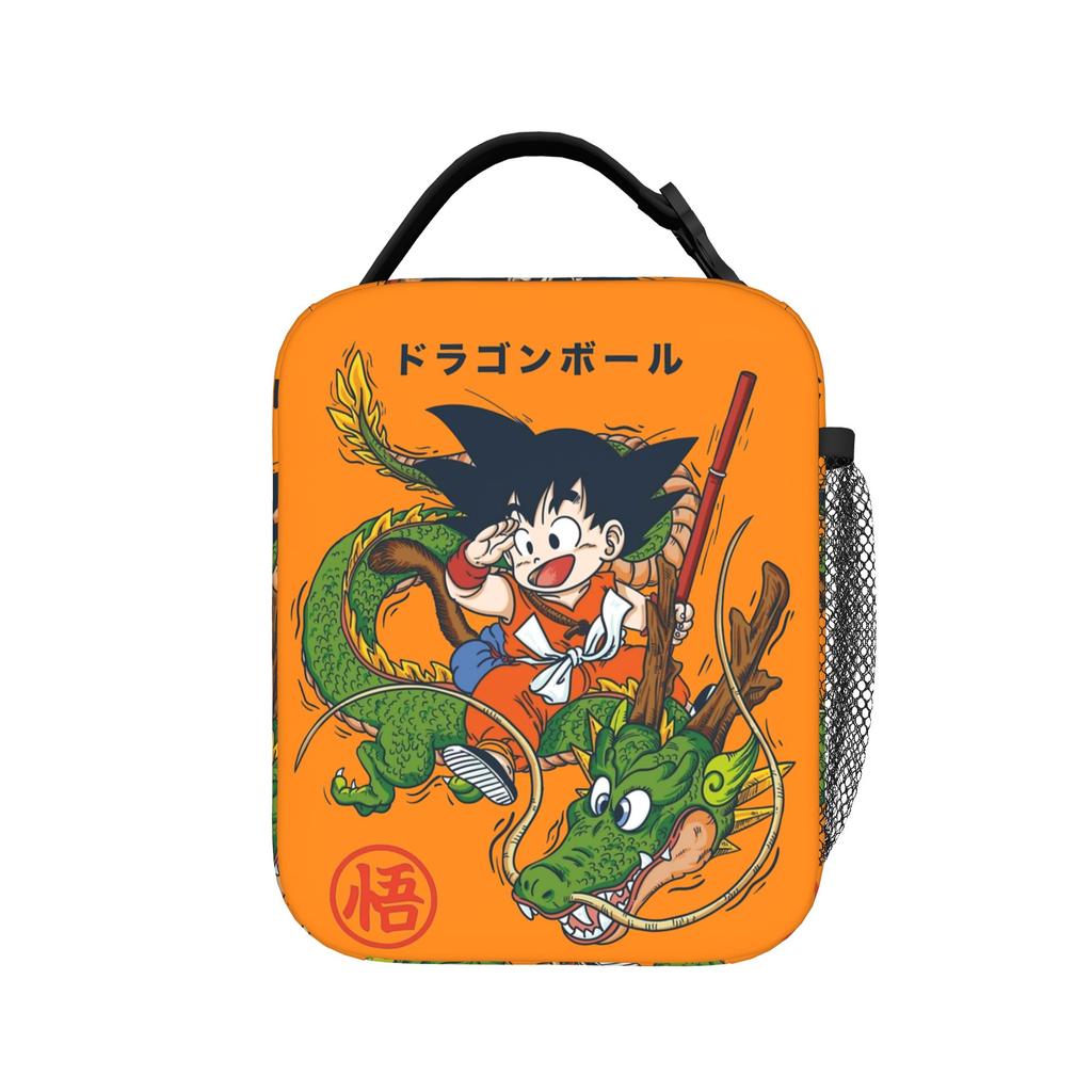 DBZ Гохан Супер Сайян Изолированные Сумки для Ланча Сумка-холодильник Многоразовая, Контейнер для Еды Портативная Сумка-тоут Ланч-бокс Девочка Мальчик Пляж На открытом воздухе