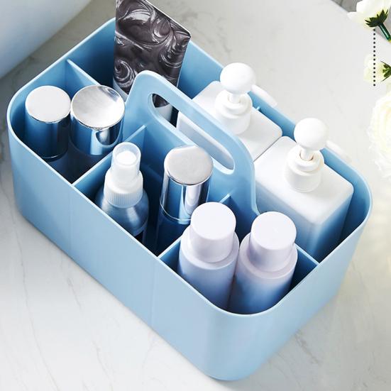 Yousheng Stackable Desk Organizer Storage Box with Handle Large Capacity Multiple Compartments Pencil Holder Caddy Organizer