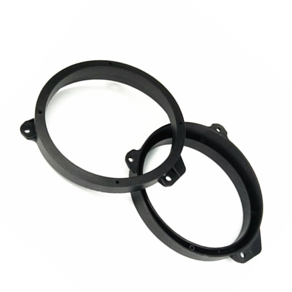 1 пара 6,5" проставочных колец-адаптеров для динамиков передней двери для Subaru Forester, черные