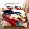 Abstract Art Pattern Colourful Graffiti Duvet Cover Set Polyester Comforter Cover King Queen Size for Kid Boy Girl Bedding Set