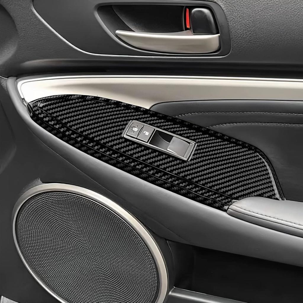 AIRSPEED для Lexus RC Накладка панели переключателя управления окнами и дверями, рамка кнопки стеклоподъемника, наклейка, аксессуары для внутренней отделки для Lexus RC300 RC350 RC200T