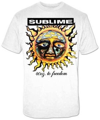 Футболка унисекс Sublime Freedom Live Nation Merchandise плотностью 40 унций