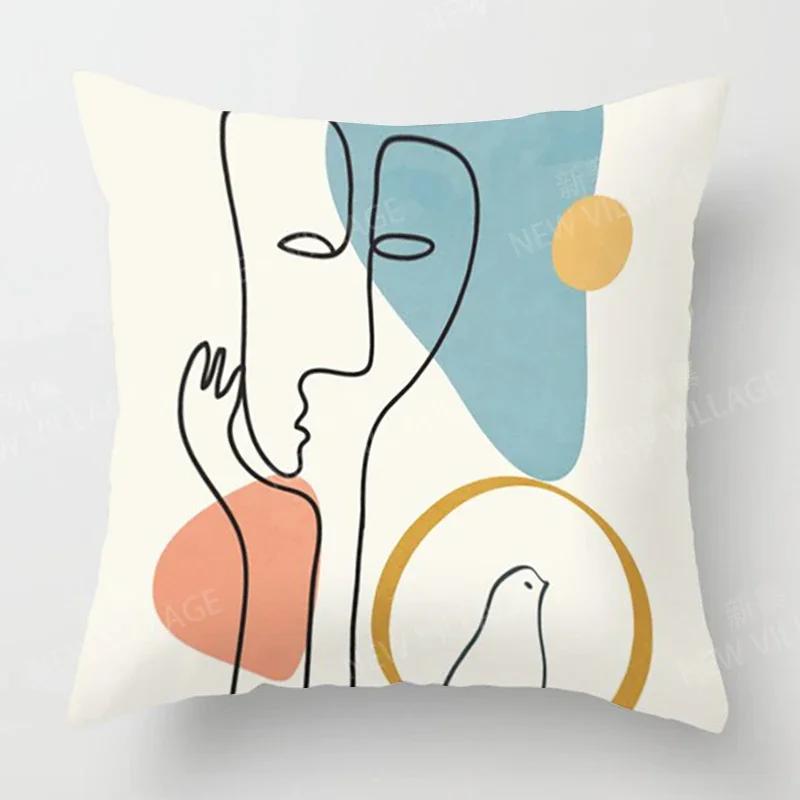 Скандинавский Осенний Домашний Декор Осень Наволочка для диванной подушки Современный