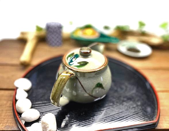 Kutani Большая комбинация sasanqua [чайник/чайник] [задняя фотография]