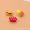 Simulation Sushi Edible Play Cream Mobile Phone Case Material Hairpin Earrings Handmade Shop Doll House Diy Small Ornament Toy