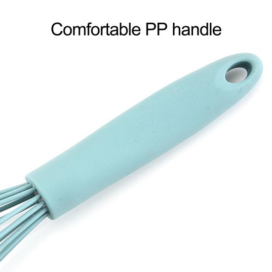 Egg Whisk Useful Hanging Hole Long Lasting Manual Silicone Cream Stirrer Milk Mixing Tool Kitchen Gadget