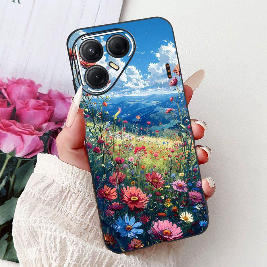 Модный чехол-раскраска для Tecno Pova 7 (LJ7) / Pova7 Pro (LJ8) / Pova 7 Ultra (LJ9) Мягкие силиконовые ТПУ чехлы-бамперы для телефонов