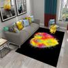 3D Красочный Ковер с Рисунком Сердца Любви Ванная Комната Противоскользящий Коврик для Пола Ковер Коврик Гостиная Спальня Прихожая Придверный Коврик Декор Ковры