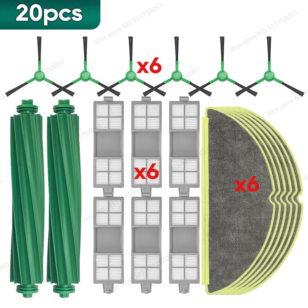 Совместимо для iRobot Roomba 205 DustCompactor Combo / Vac Запасные части Основная щетка Фильтр Ткань для швабры Аксессуары