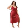 Women's Plus Size Summer Strap Fashion Long Pajamas