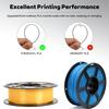3D Print PLA Filament 1.75mm Colors PLA PETG High Speed Filament 1kg (2.2lbs) Plastic Spool Roll PLA PETG Rods Filament