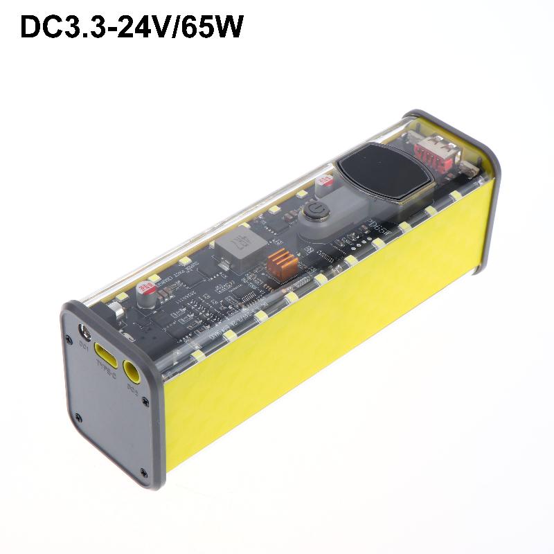 18650 Battery Storage Box 8 Cell PD 45W Fast Charging Power Bank Case DIY Rechargeable Kit for Camping Business Trips