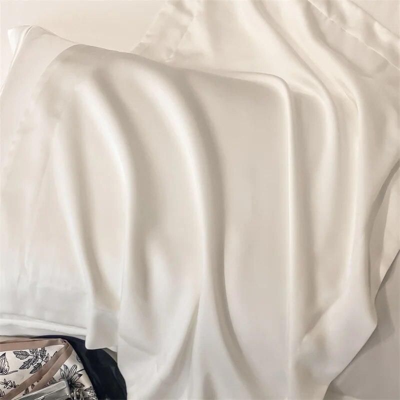 Набор из 3 шт., 100% бамбуковый чехол для матраса, наматрасник с наволочкой, охлаждающая простыня, 1000 нитей, противоскользящая простыня