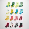 Эксклюзивные носки с логотипом и каймой, длина до щиколотки, для мальчиков и девочек, для малышей, для детей, для посещения детского сада, школы, саксофона [MIKI HOUSE] для детей 10-9628-688