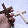 Christian Wooden Cross 12Cm(4.7In) Hanging Wall Large Long Crucifix Two Color