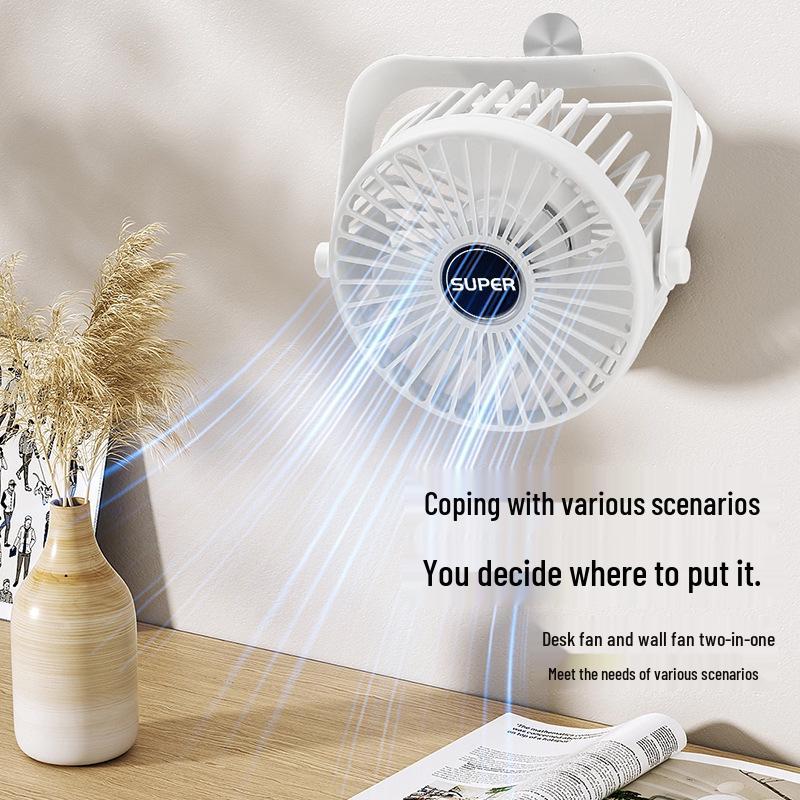 2026 Ultra-Quiet Mini Portable Desktop Fan for Office and Dorm