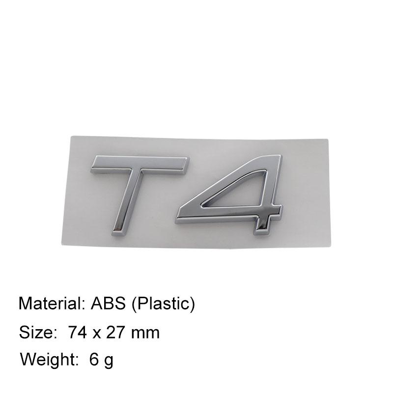 3D Премиум T3 T4 T5 T6 T8 V8 AWD для автомобиля Капот двигателя Крыло багажник Хвост Задняя наклейка Эмблема Значок Стикер