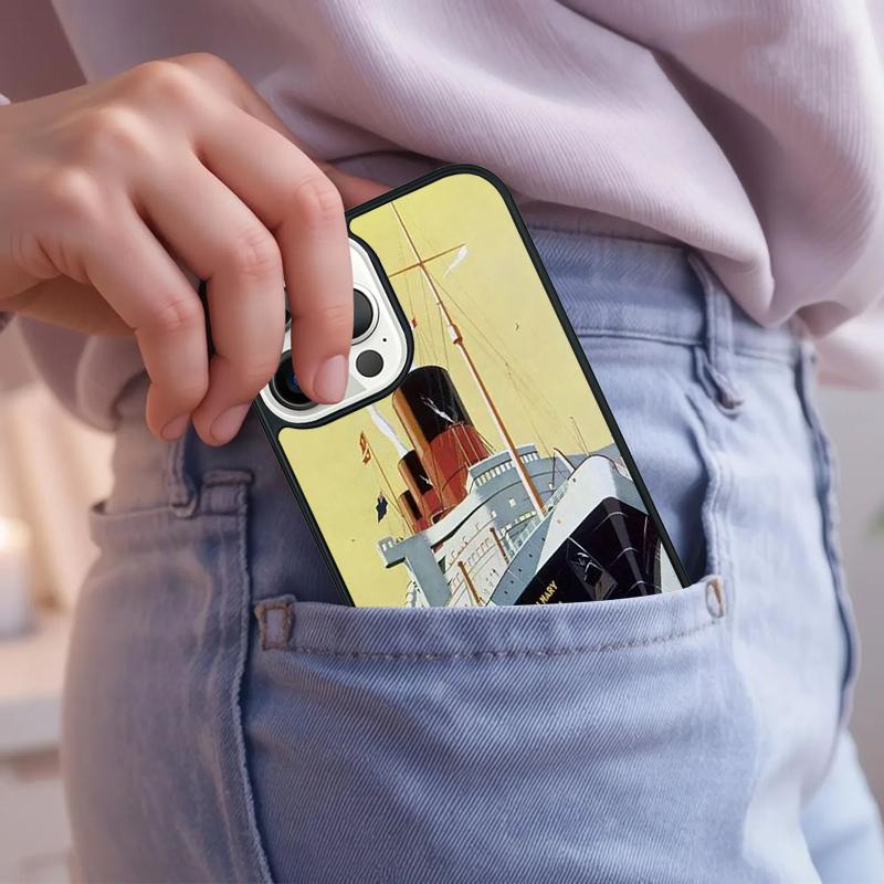 Classic Liners Ships Phone Case For iPhone 17 Air 15 16e 14 13 Pro Max Coque 12 11 Pro Max PLUS cover