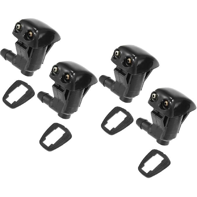 4pcs Car Front Windshield Washer Nozzles for Toyota Corolla 1992-1996 Replaces 85381-30020 Durable Material