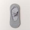 Professional Women's Knitted Yoga Pilates Socks Non-Slip Silicone Customizable Logo Indoor Fitness Print Spring Autumn Crew