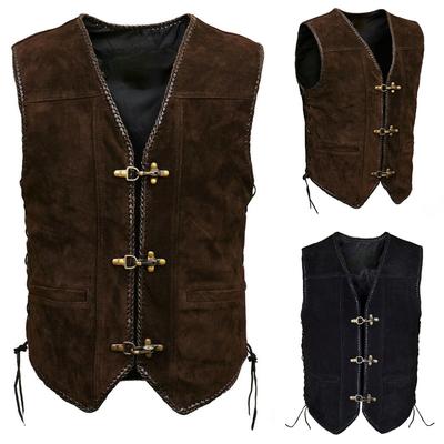 Средневековый жилет мужской Ренессанс Викторианский Стимпанк Жилет Большой размер 5Xl Винтажный готический сюртук куртка Хэллоуин Косплей костюм