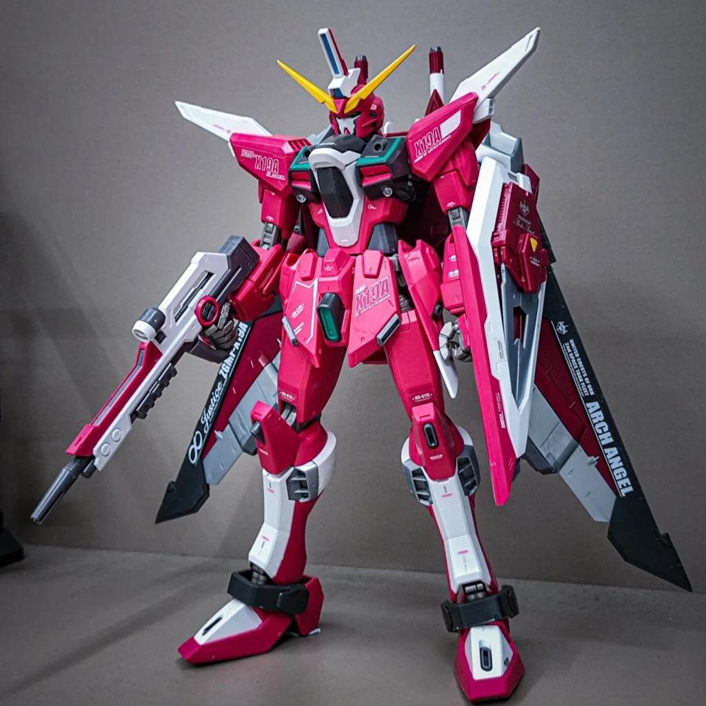 Новейший Hg 1/144 Gk231 Infinite Justice Сборная Модель Фигурки Действия Изысканное Настольное Украшение Игрушка для Мальчика Подарок-Сюрприз Коллекционный