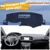 Для Peugeot 308 II T9 308SW 2014~2025 Противоскользящий Коврик Покрытие Панели Приборов Коврик от Солнца Dashmat Защита Коврика 2015 2016 2017 2018 2019