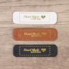 Clothing Decor Hat Bag Bronzing Tags Leather Handmade Labels Garment Label Hand Made With Love
