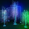 2.1M 400 LED Lighted Willow Tree RGB Color Changing Weeping Willow Tree Light with Remote Outdoor For Christmas Party Home Decor