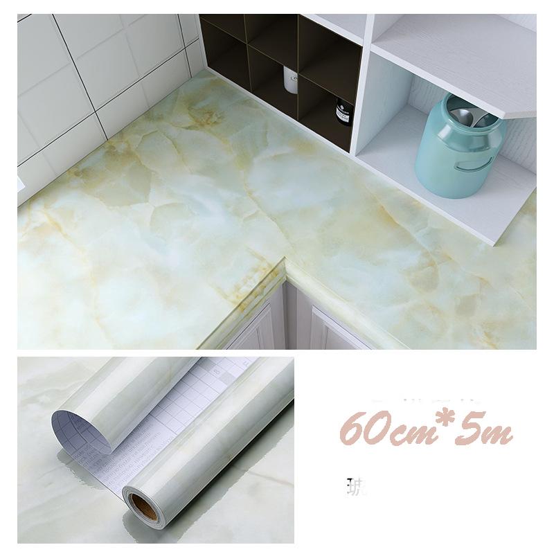 Водонепроницаемая и маслостойкая наклейка для кухни, настольная плита, мраморные самоклеящиеся обои, утолщенная наклейка на стену для ремонта домашнего кабинета
