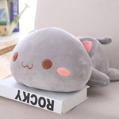 New Arrive 30/50/65cm Soft Cat Plush Toys Big Hugging Pillow Cute Raccoon Dolls Stuffed Animal For Boys Girls Gift
