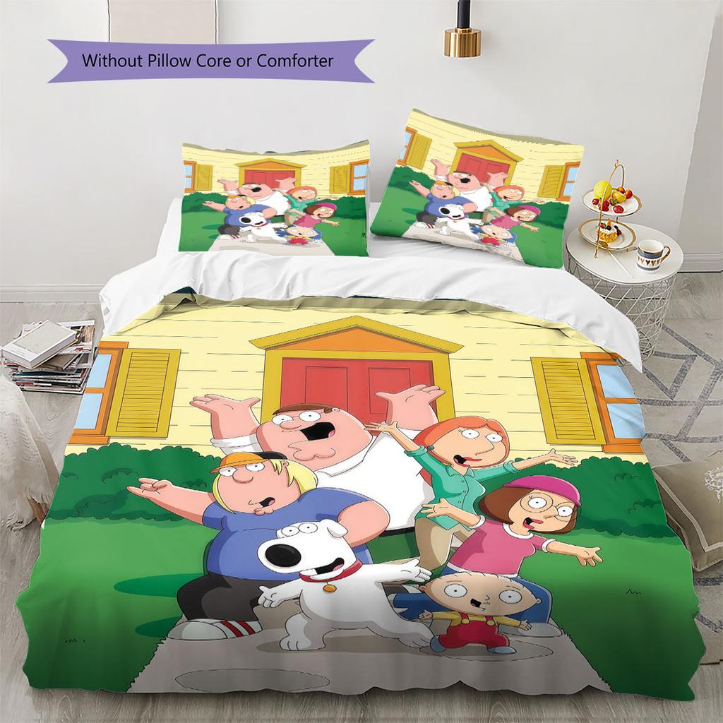 Griffin Pattern Bedding Home Decoration Birthday Gift ( 1 duvet cover + 2 pillowcase, without core),fan merchandise.