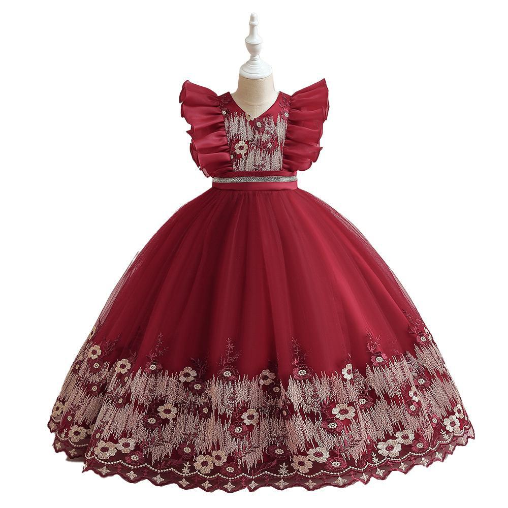 Платье для маленьких девочек 3-14 лет, праздничные платья для девочек 8, 10, 12, 14 лет, платье принцессы на день рождения, кружевное платье на крестины, одежда для малышей, белое платье для крещения