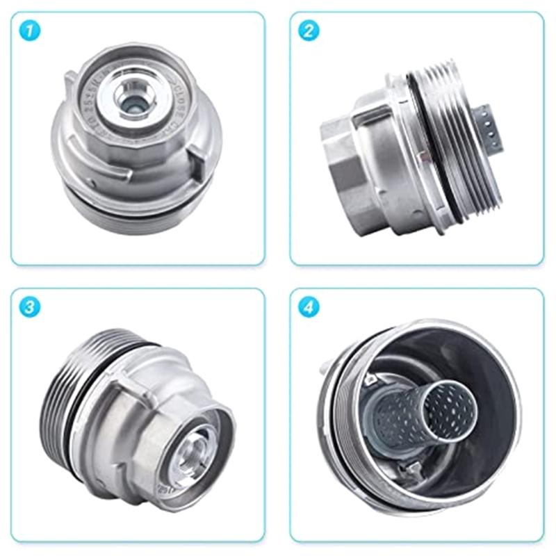 Upgraded Oil Filter Housing Assembly 15620-31060 Compact Oil Filter Housing Easy Installs for 2014-2019 -