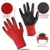 12 Pairs Large Professional Working Protective Gloves For Men Women Construction Garden Mechanic Breathable PU Coated