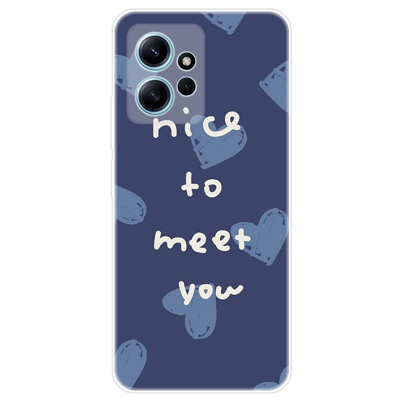 Для Xiaomi Redmi Note 12 Note12 4G чехол Мягкая силиконовая задняя крышка Мультяшный чехол для телефона Разнообразие