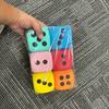 Набор игральных костей Color Giant Foam Dice - 6 предметов, многофункциональные аксессуары для вечеринок и головоломок