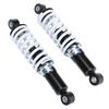 2Pcs Shock Absorber 250mm Hole Distance 450lbs Load Bearing Adjustable Damping for 50cc 70cc 90cc 110cc Dirt Pit Bike