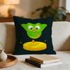 Cute DDuolingos Cushion Cover Short plush pillowcase for bed sofa carwashable